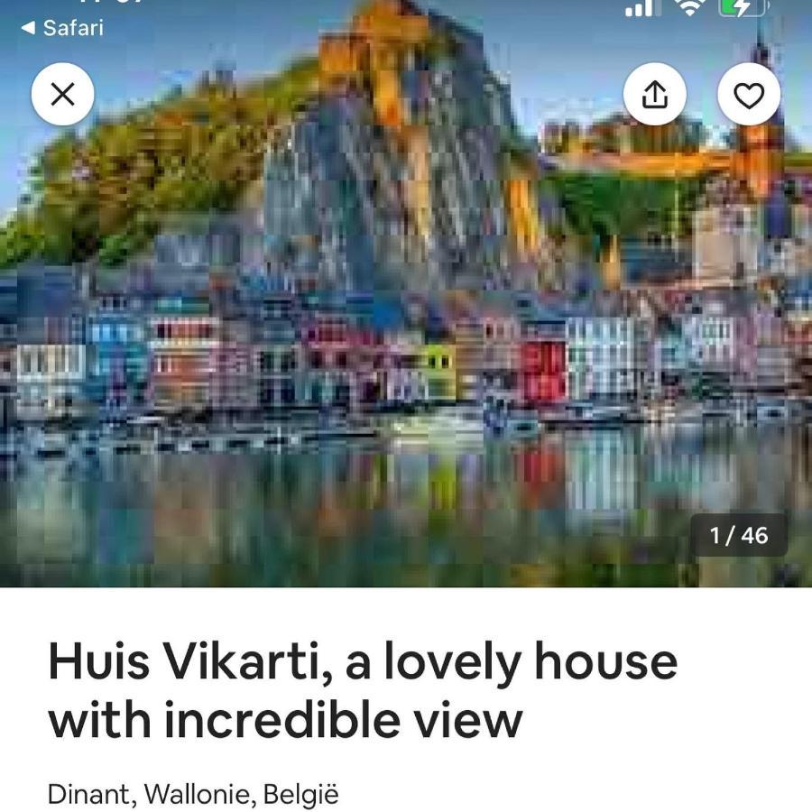 Vikarti Stay, A Lovely House With Incredible View Dinant Zewnętrze zdjęcie